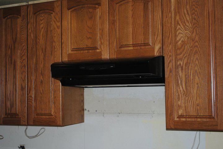 hood vent tile cabinet cost time